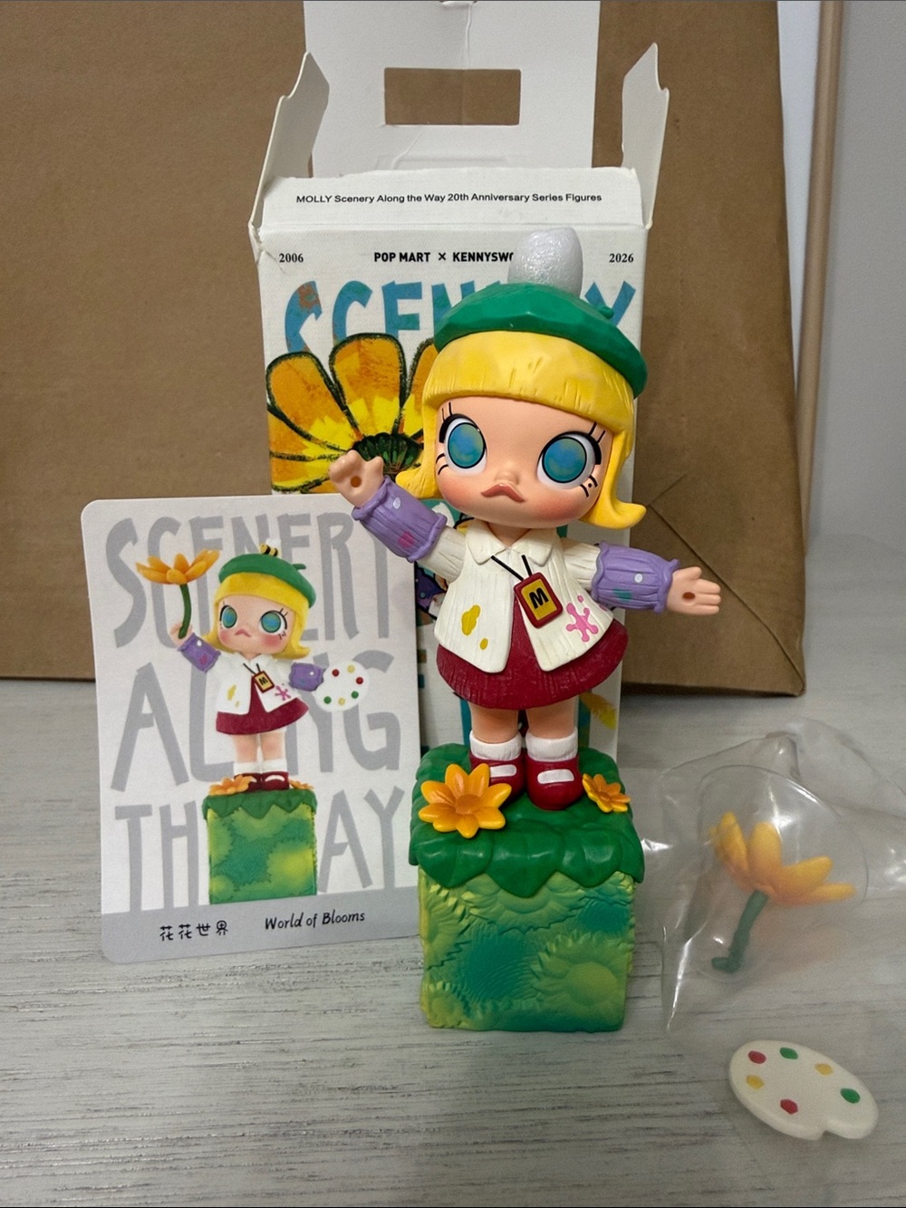 POP MART Molly 20th Anniversary Figure. Scenery Along the Way.